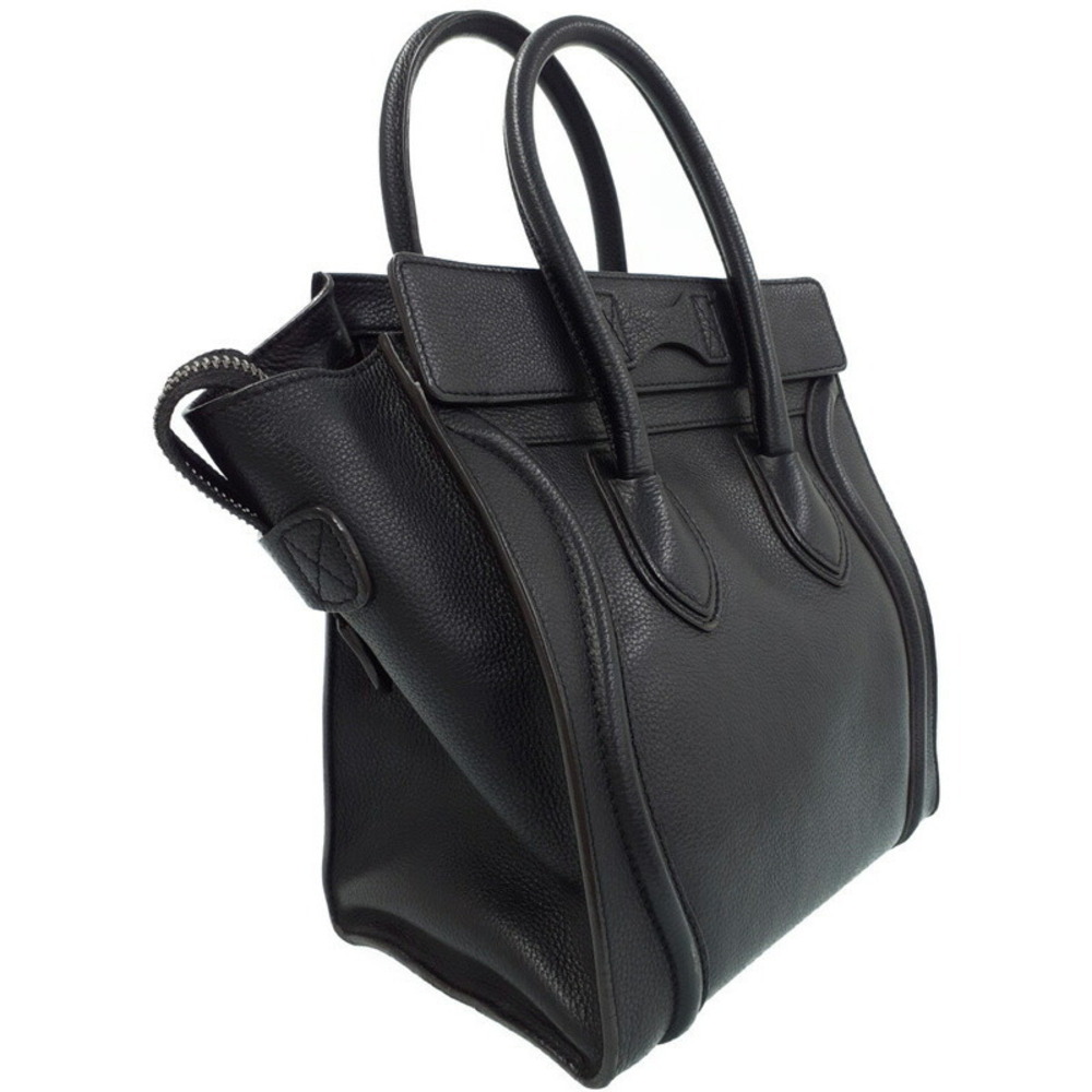 Celine Shopper Tote Shoulder Leather Calfskin Handbag - Picture 2 of 9